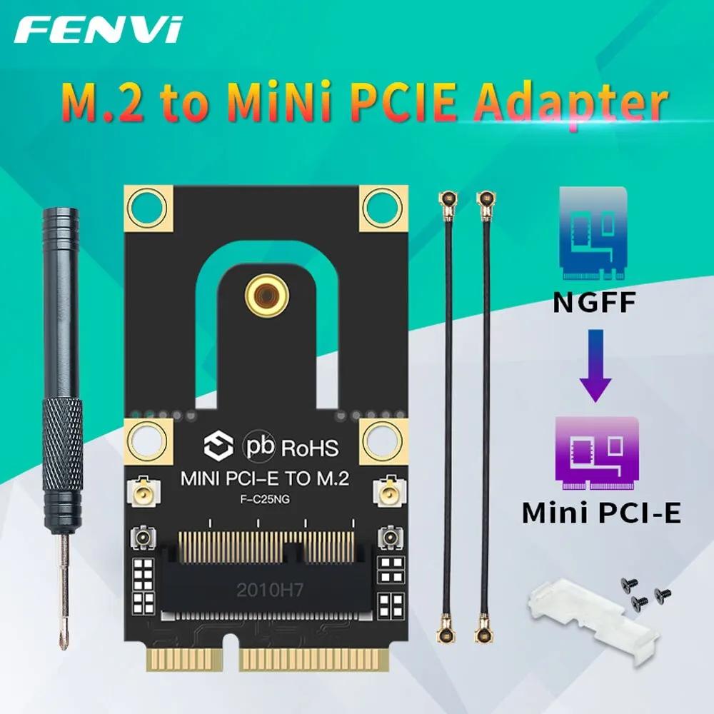 FENVI NGFF M.2 Ű ̴ PCI-E PCI ͽ   F-C25NG AX200 AX210 9260 8265 7260AC M2 WiFi BT  ī 